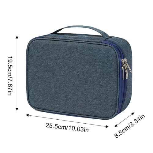 Cable Bag Organizer - Waterproof Compact Electronic Case | Travel Storage Bag | Portable Accessories Organizer Pagice For Cables Chargers Phones Plugs Drives Hard