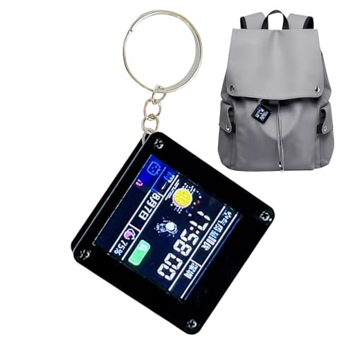 LCD Desktop Ornament - Mini Electronic Display, Compact Bag Pendant | Animated Digital Screen Decoration Feature, Cute Portable Desktop Display Product, Gift For Kids Girls Boys Family Friends Office